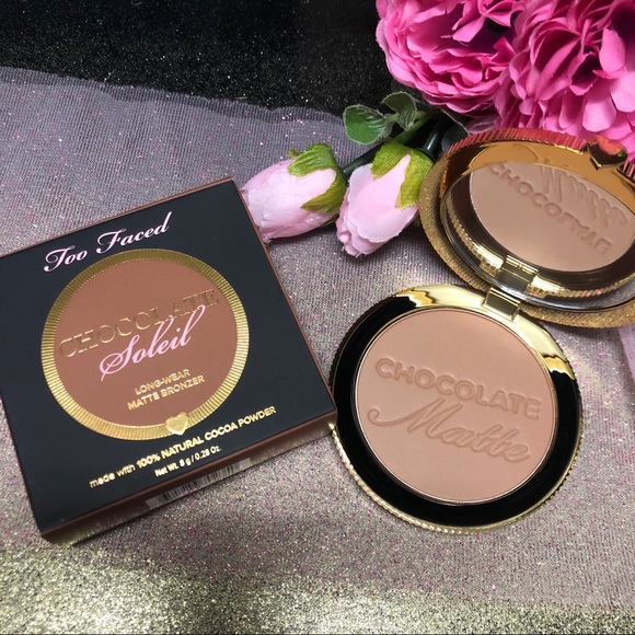 🍫 Too Faced Chocolate Soleil Matte Bronzer NEW - Picture 3 of 7